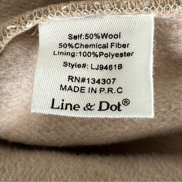 LINE & DOT Harrison Wool Belted Jacket XS - Picture 13 of 14